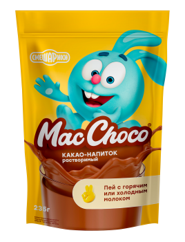 Какао-напиток растворимый MACCHOCO "Смешарики" 235 г
